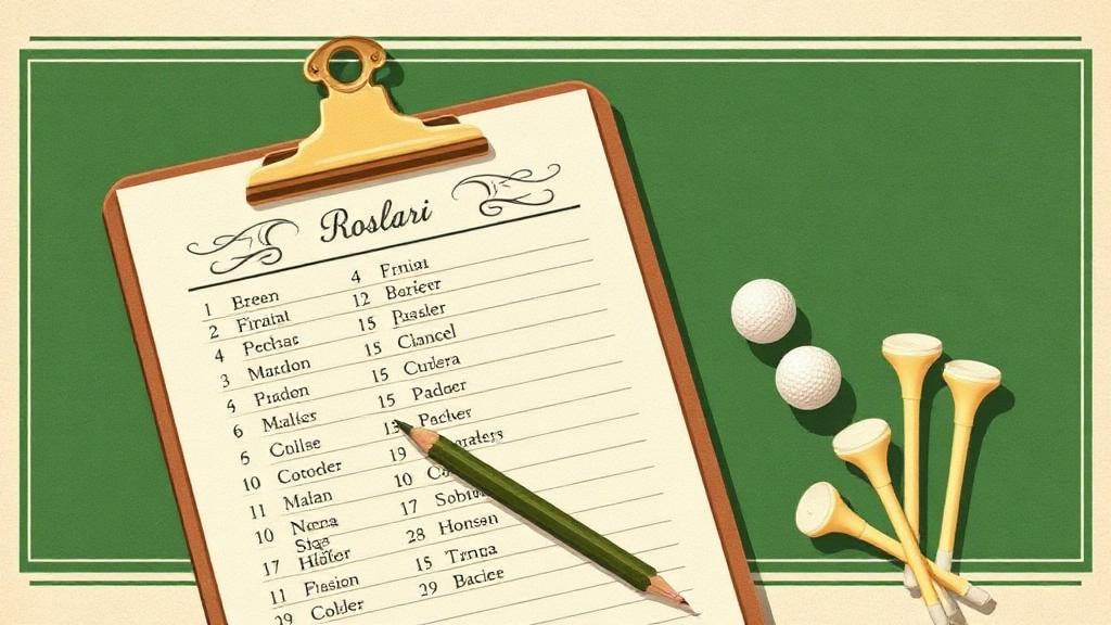 Roster clipboard